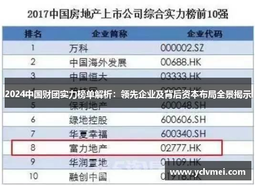 2024中国财团实力榜单解析:领先企业及背后资本布局全景揭示 2024中国财团实力榜单解析:领先企业及背后资本布局全景揭示